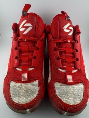 Jordan Zion 2 Red White Basketball Shoes Mens Size 8 Athletic Sneakers
